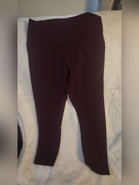 lululemon athletica High-Rise Burgundy Leggings